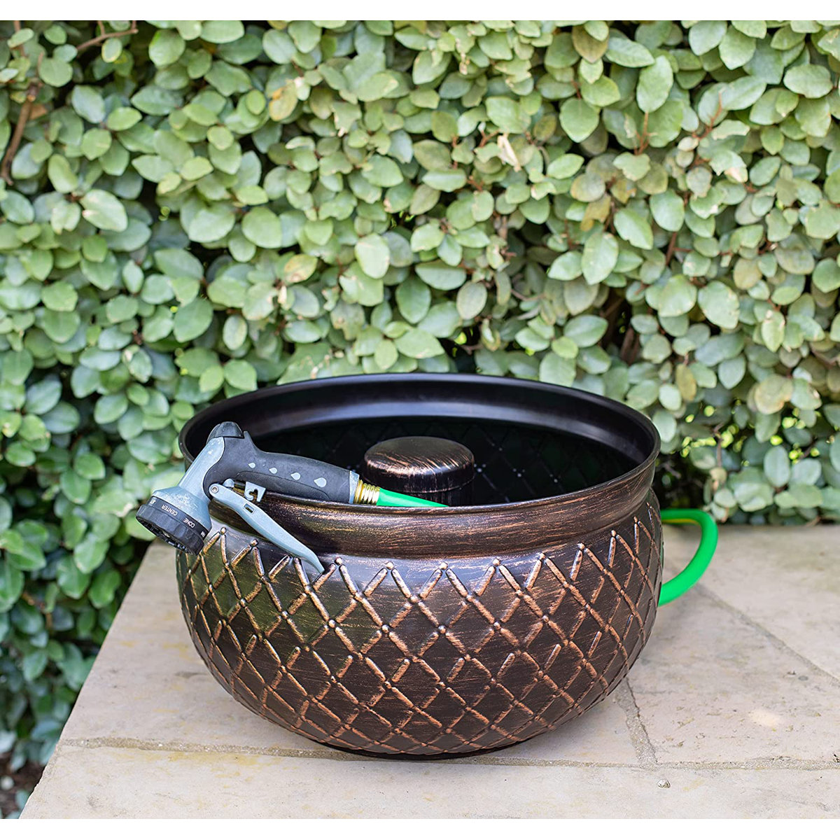 BirdRock Home Water Metal Hose Pot & Reviews | Wayfair